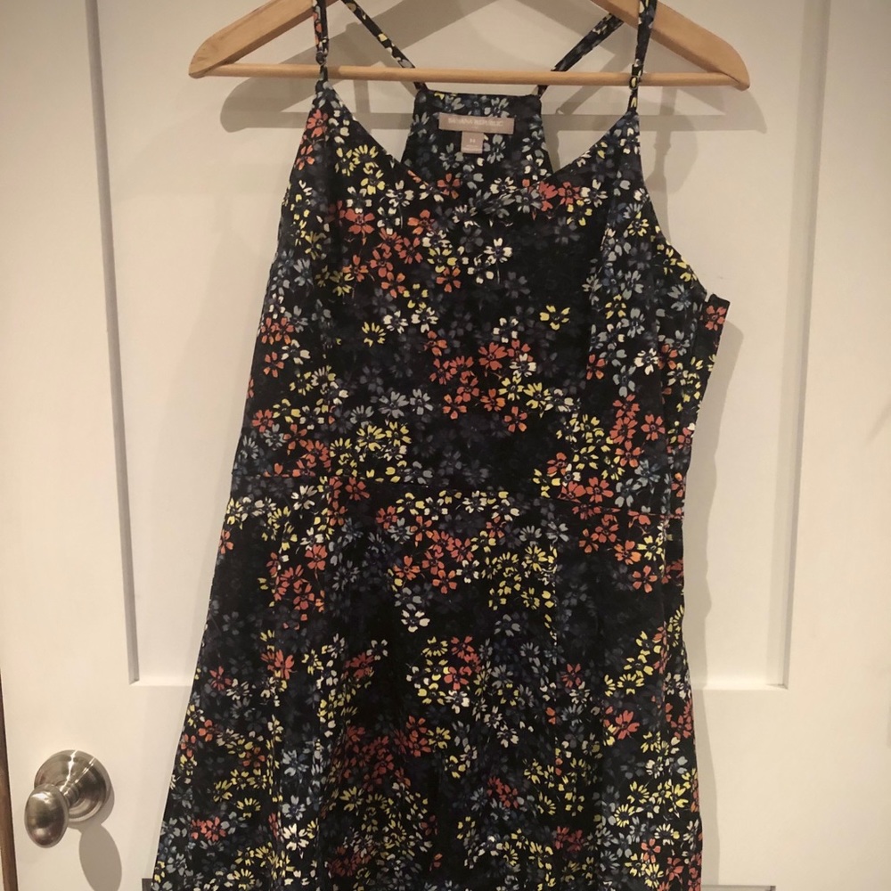 Banana Republic strappy fit-and-flare floral dress